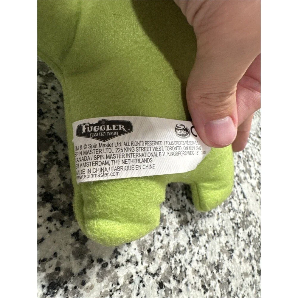 Extremely Rare Fuggler Ugly Monster 9in Plush Oogah Boogah Green !